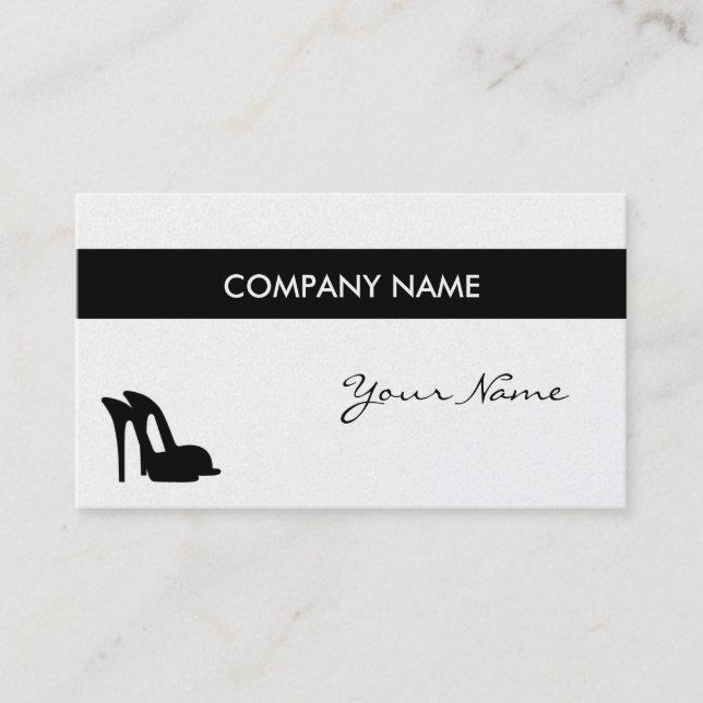 Fashion Business Card Visitenkarte (Vorderseite)
