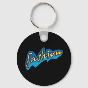 Fashion Character Colorful Hand Drawn Text Schlüsselanhänger