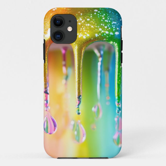 Fashion Chic Rainbow Ästhetik Case-Mate iPhone Hülle (Rückseite)