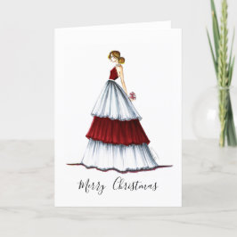 Fashion Christmas Card Feiertagskarte