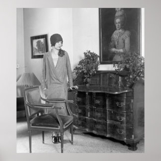 Fashion Cloche Hat der 1920er Poster