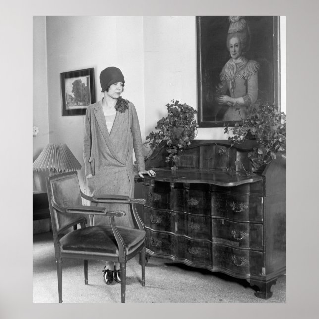 Fashion Cloche Hat der 1920er Poster (Vorne)