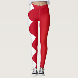Fashion der coolen Bahrain Flag Leggings