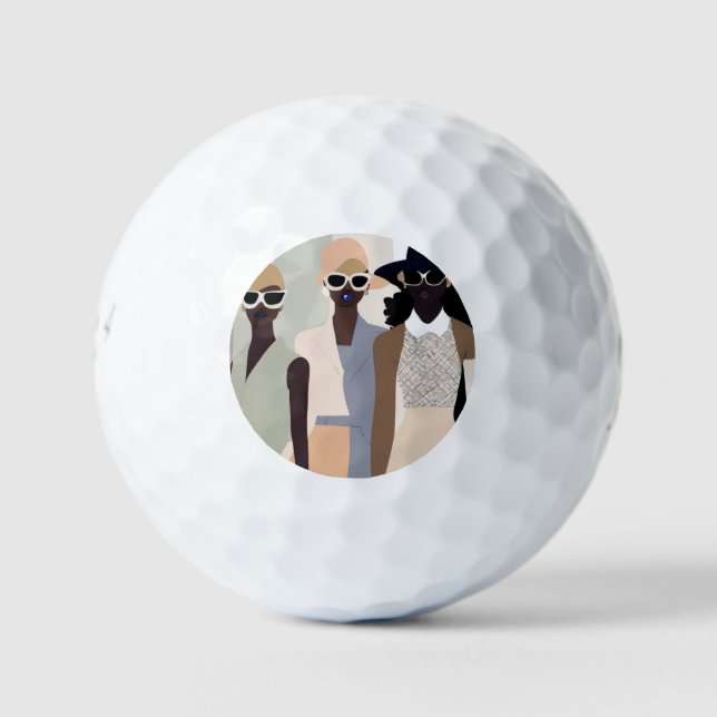 Fashion Diva Golf Balls Golfball (Vorderseite)
