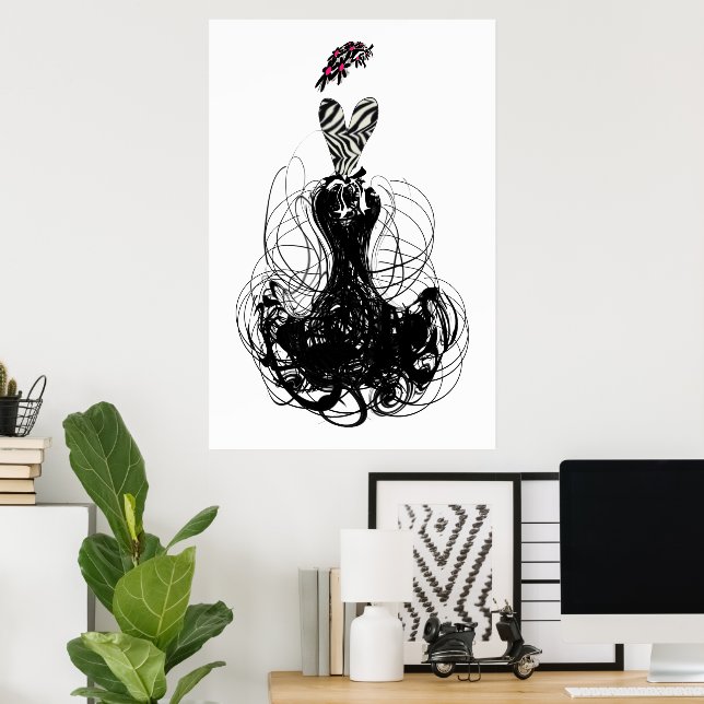 Fashion Diva Poster (Heimbüro)