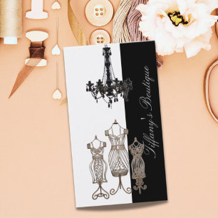 Fashion Dressmaker Mannequin Nähen Stylist Visitenkarte