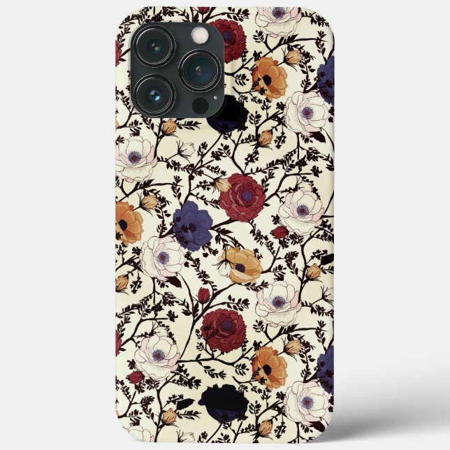 Fashion Floral Case-Mate iPhone Case (Rückseite)