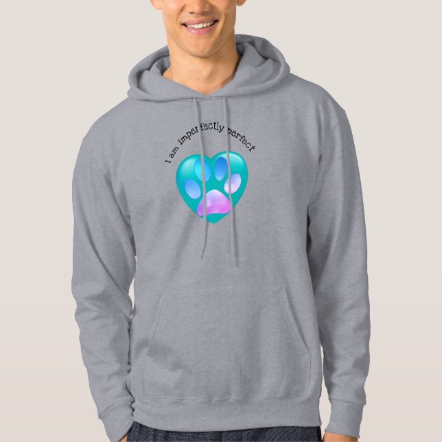 Fashion footprint pet lovers hoodie (Vorderseite)