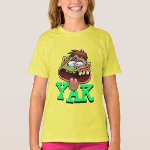 Fashion Funny Novelty Zurück zur Schule YAK FACE T T-Shirt