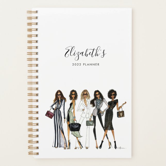 Fashion Girl Planner Planer (Vorderseite)