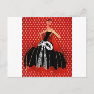 FASHION GIRL POSTKARTE