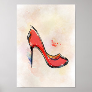 Fashion Glamour Schuhe Poster