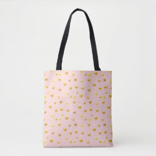 Fashion Golden Polka Dots on Pink