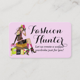 Fashion Hunter Business Card Visitenkarte