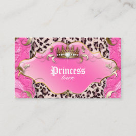 Fashion Jewele Loyalty Card Leopard Lace Pink Treuekarte