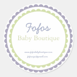 Fashion-Label für Baby-Boutique/Aufkleber Runder Aufkleber