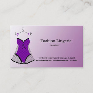 Fashion Lingerie Visitenkarte