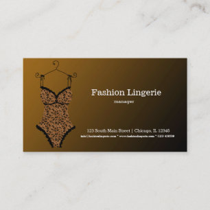Fashion Lingerie Visitenkarte