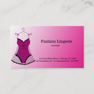Fashion Lingerie Visitenkarte