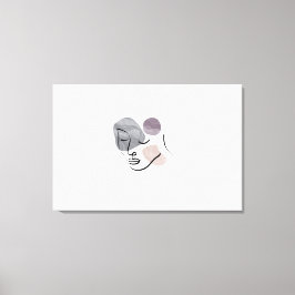 Fashion-Modell für Damen Leinwanddruck