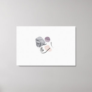 Fashion-Modell für Damen Leinwanddruck