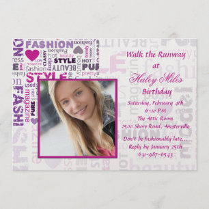 Fashion 'n Style Foto Einladung