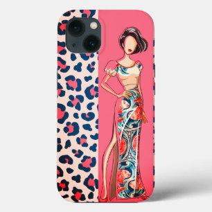 Fashion Pink Léopard Case-Mate iPhone Hülle