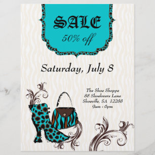 Fashion Purse Boot Zebra Leopard Verkauf Flyer