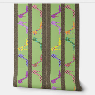 Fashion Shoe Sheles Wallpaper Border FOSG Green Tapete