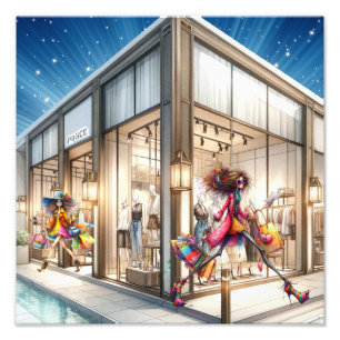 FASHION Shop Fotodruck