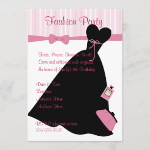 Fashion Show Einladung