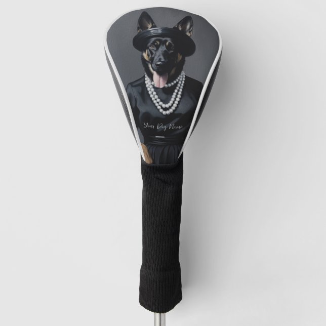 Fashion Show, German Shepherd Dog 02 - Jonathan Bo Golf Headcover (Vorderseite)