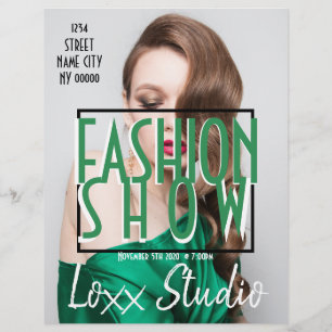 Fashion Show Model Clothing Flyer