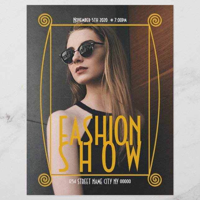 Fashion Show Model Clothing Flyer (Vorne)