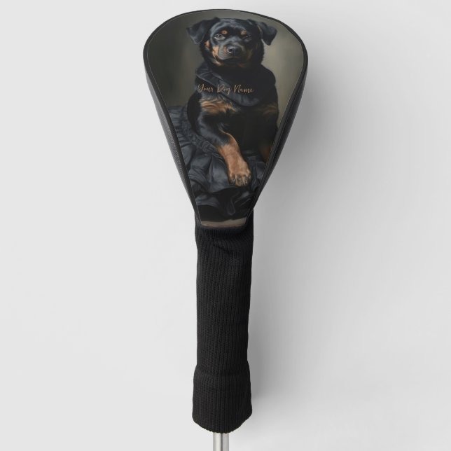 Fashion Show, Rottweiler Dog 02 - Jonathan Bonheur Golf Headcover (Vorderseite)