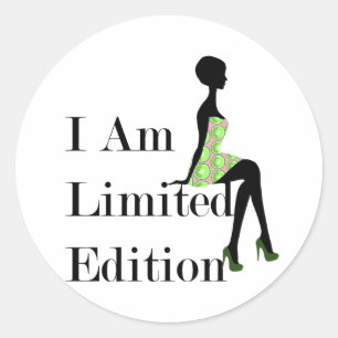 Fashion Silhouette I Am Limited Edition Aufkleber