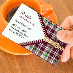 Fashion Tailoring Business Card Visitenkarte