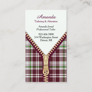 Fashion Tailoring Business Card Visitenkarte