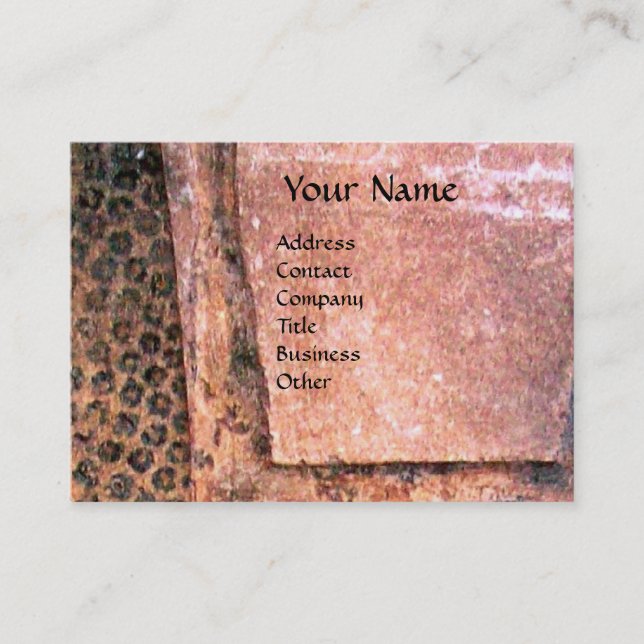 FASHION UND SCHÖNHEIT DES ANTIQUEN ÄGYPTEN-MONOGRA VISITENKARTE (Vorderseite)