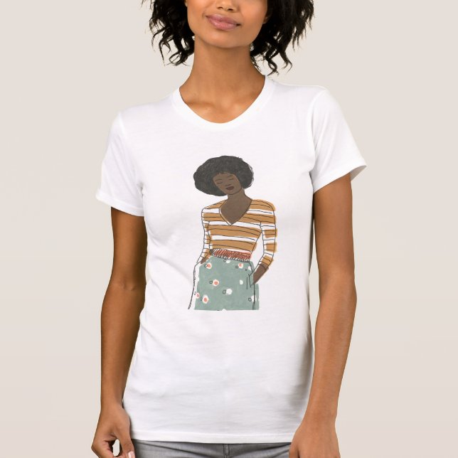 Fashion Vignette Portrait T-Shirt (Vorderseite)