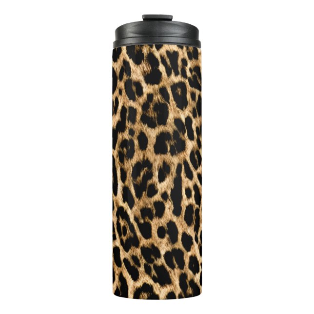 Fashionable Cheetah Print Cup Thermosbecher (Vorderseite)