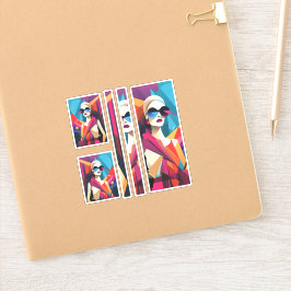 Fashionista 5 Scrapbooking Aufkleber