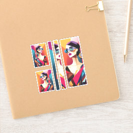 Fashionista 7 scrapbooking aufkleber