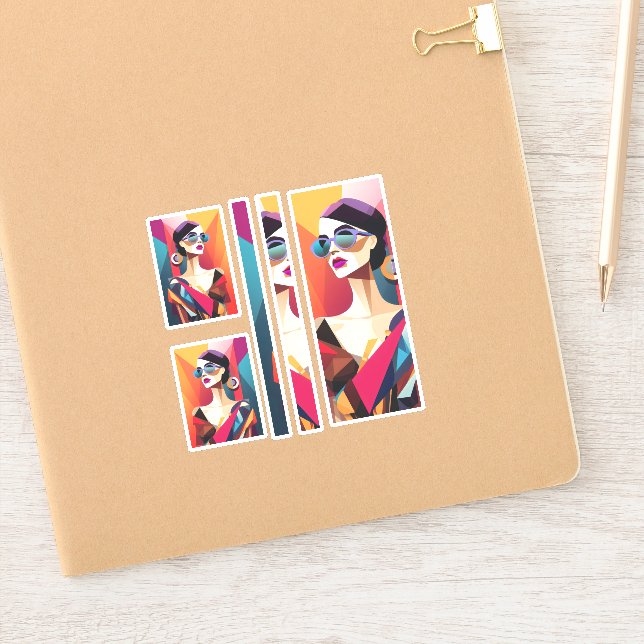 Fashionista 7 scrapbooking aufkleber (Notizbuch)