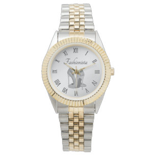 Fashionista-Absatz-Schuhe Armbanduhr