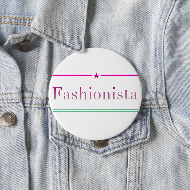 Fashionista Button (Beispiel)