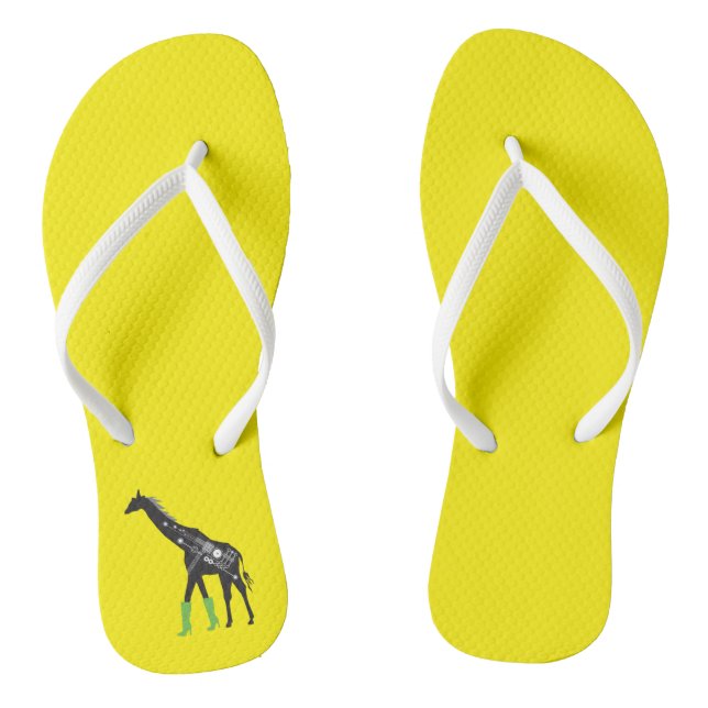 Fashionista Giraffe Fip Flops Flip Flops (Fußbett)