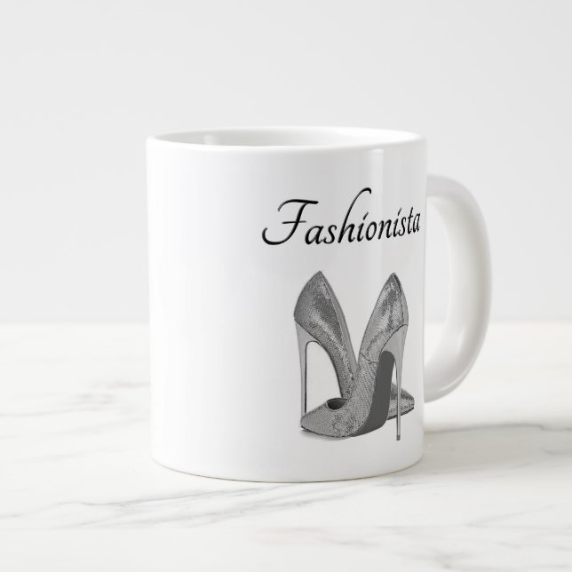Fashionista High Heel Shoes Jumbo-Tasse (Vorderseite Rechts)