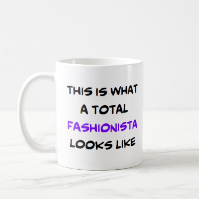 Fashionista Kaffeetasse (Links)