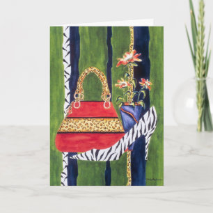 Fashionista Mama Geburtstagskarte Karte